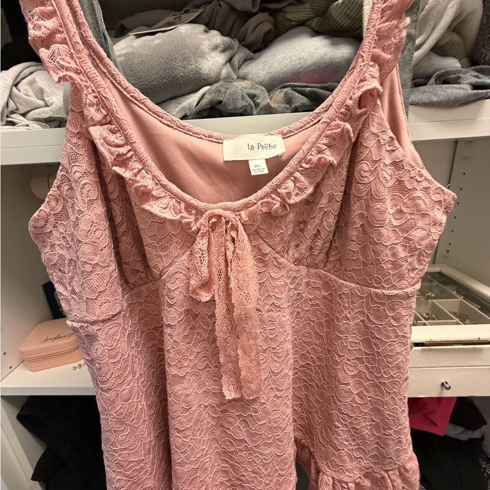 Pink Lace Sleepwear